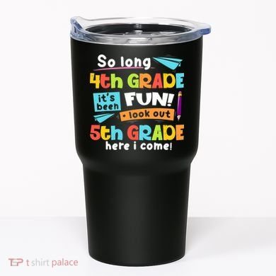So Long 4th Grade 5th Grade Here I Come Graduation Boy Tumbler