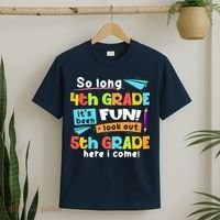 So Long 4th Grade 5th Grade Here I Come Graduation Boy T-Shirt thumb 2