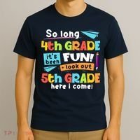 So Long 4th Grade 5th Grade Here I Come Graduation Boy T-Shirt thumb 3