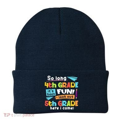 So Long 4th Grade 5th Grade Here I Come Graduation Boy Beanie
