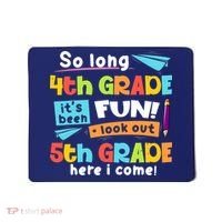 So Long 4th Grade 5th Grade Here I Come Graduation Boy Mousepad thumb 0