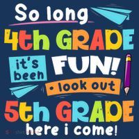 So Long 4th Grade 5th Grade Here I Come Graduation Boy Mousepad thumb 1
