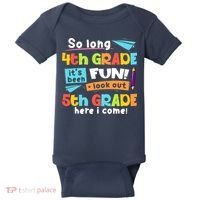 So Long 4th Grade 5th Grade Here I Come Graduation Boy Baby Bodysuit thumb 0