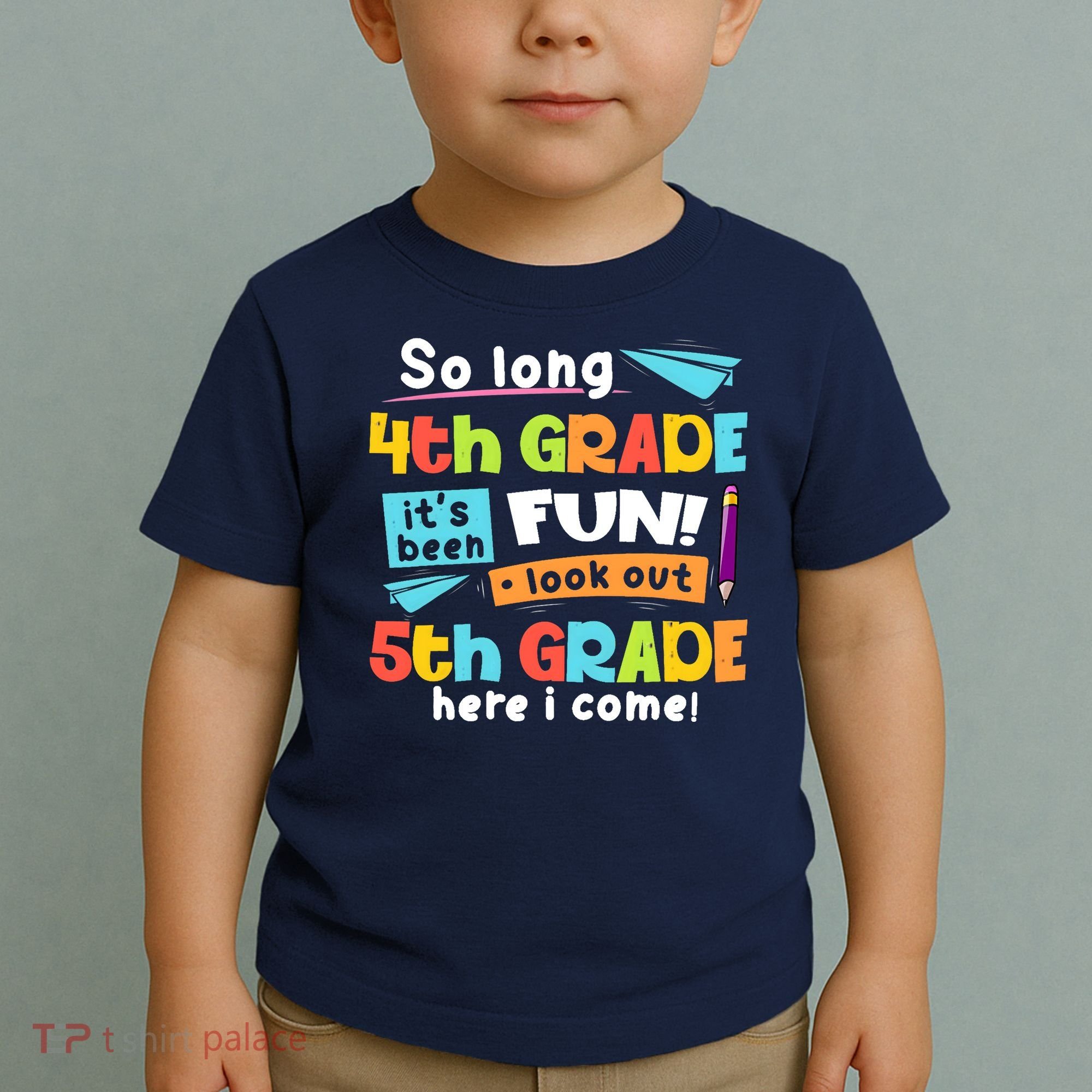 So Long 4th Grade 5th Grade Here I Come Graduation Boy Toddler T-Shirt