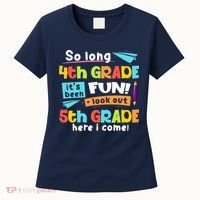 So Long 4th Grade 5th Grade Here I Come Graduation Boy Women's T-Shirt thumb 0