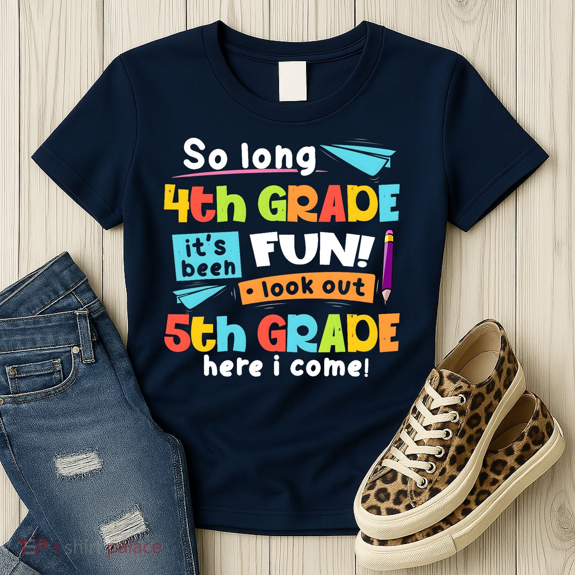 So Long 4th Grade 5th Grade Here I Come Graduation Boy Women's T-Shirt