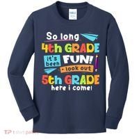 So Long 4th Grade 5th Grade Here I Come Graduation Boy Kids Long Sleeve Shirt thumb 0