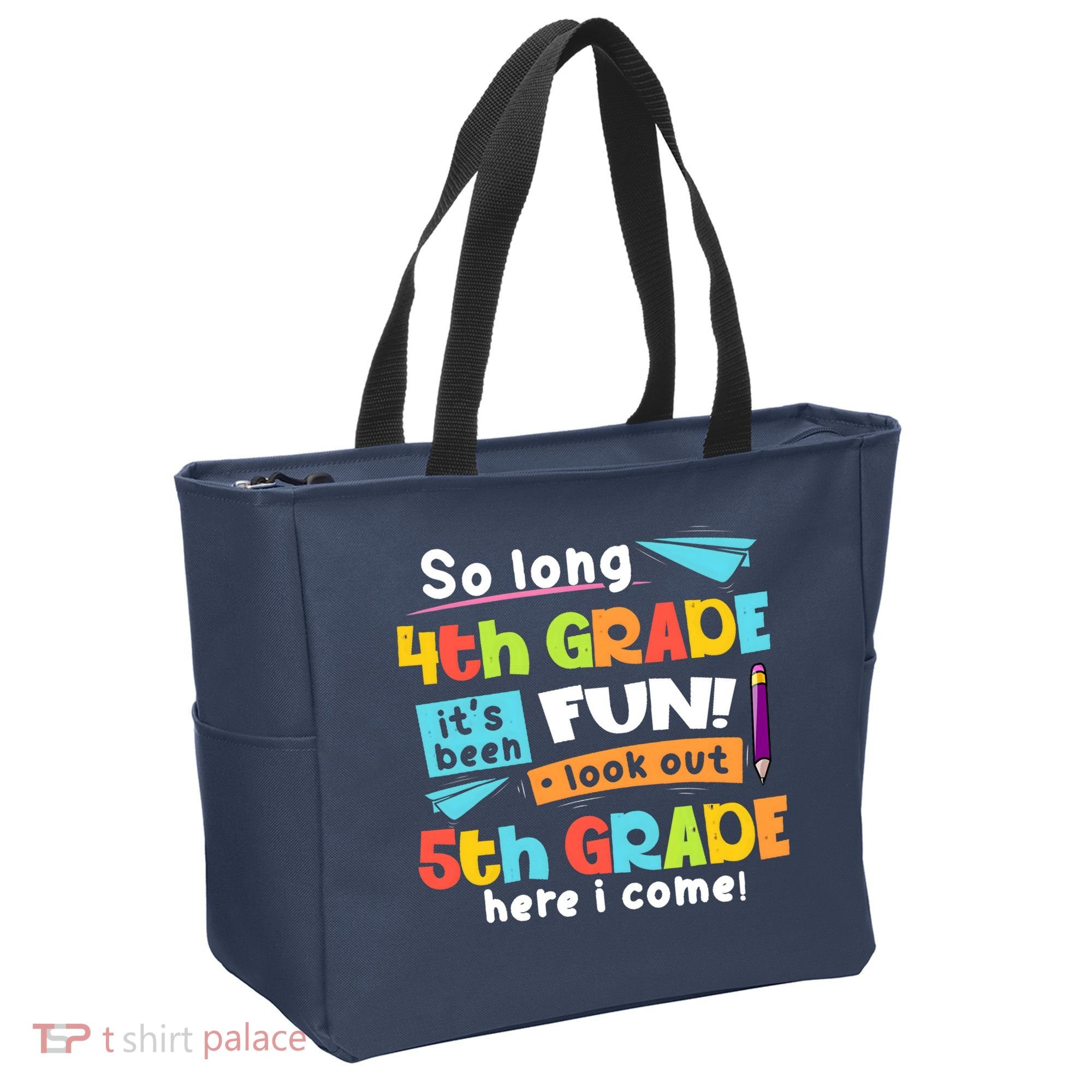 So Long 4th Grade 5th Grade Here I Come Graduation Boy Tote Bag