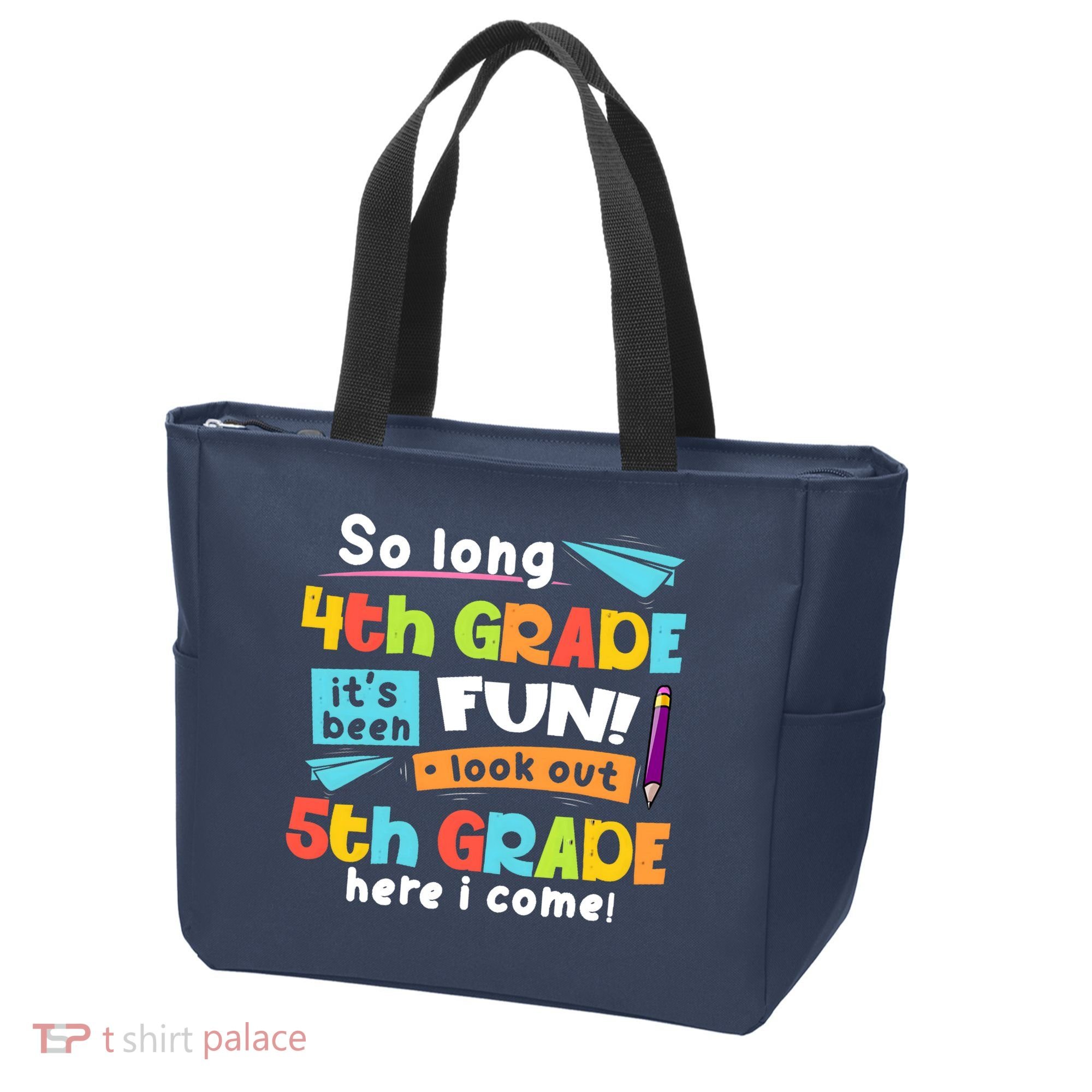 So Long 4th Grade 5th Grade Here I Come Graduation Boy Tote Bag