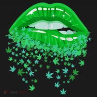 Sexy Lips 420 Cannabis Marijuana Weed Pot Leaf Lover Gift Backpack thumb 2