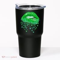 Sexy Lips 420 Cannabis Marijuana Weed Pot Leaf Lover Gift Tumbler thumb 0