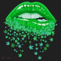 Sexy Lips 420 Cannabis Marijuana Weed Pot Leaf Lover Gift Tumbler thumb 3