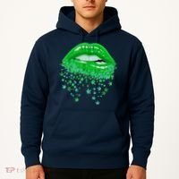 Sexy Lips 420 Cannabis Marijuana Weed Pot Leaf Lover Gift Hoodie thumb 2