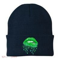 Sexy Lips 420 Cannabis Marijuana Weed Pot Leaf Lover Gift Beanie thumb 0