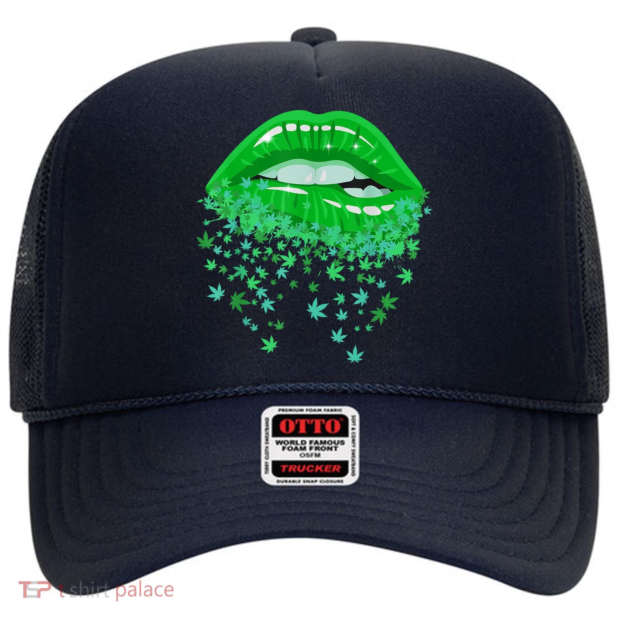Sexy Lips 420 Cannabis Marijuana Weed Pot Leaf Lover Gift Hat