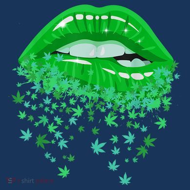 Sexy Lips 420 Cannabis Marijuana Weed Pot Leaf Lover Gift Hat