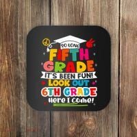 So Long 5th Grade 6th Grade Here I Come Last Day Of 5th Grade Graduation Coaster thumb 0