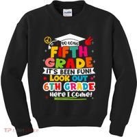 So Long 5th Grade 6th Grade Here I Come Last Day Of 5th Grade Graduation Kids Sweatshirt thumb 0