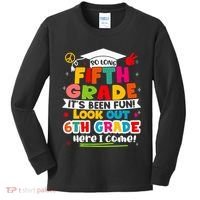So Long 5th Grade 6th Grade Here I Come Last Day Of 5th Grade Graduation Kids Long Sleeve Shirt thumb 0