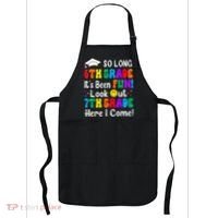 So Long 6th Grade 7th Grade Here I Come Back To School Kid Apron thumb 0