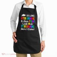 So Long 6th Grade 7th Grade Here I Come Back To School Kid Apron thumb 2