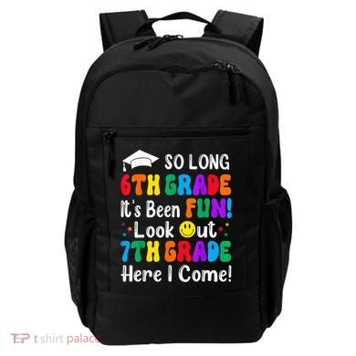 So Long 6th Grade 7th Grade Here I Come Back To School Kid Backpack