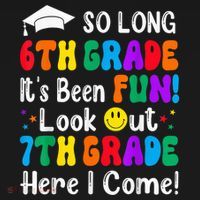 So Long 6th Grade 7th Grade Here I Come Back To School Kid Backpack thumb 2