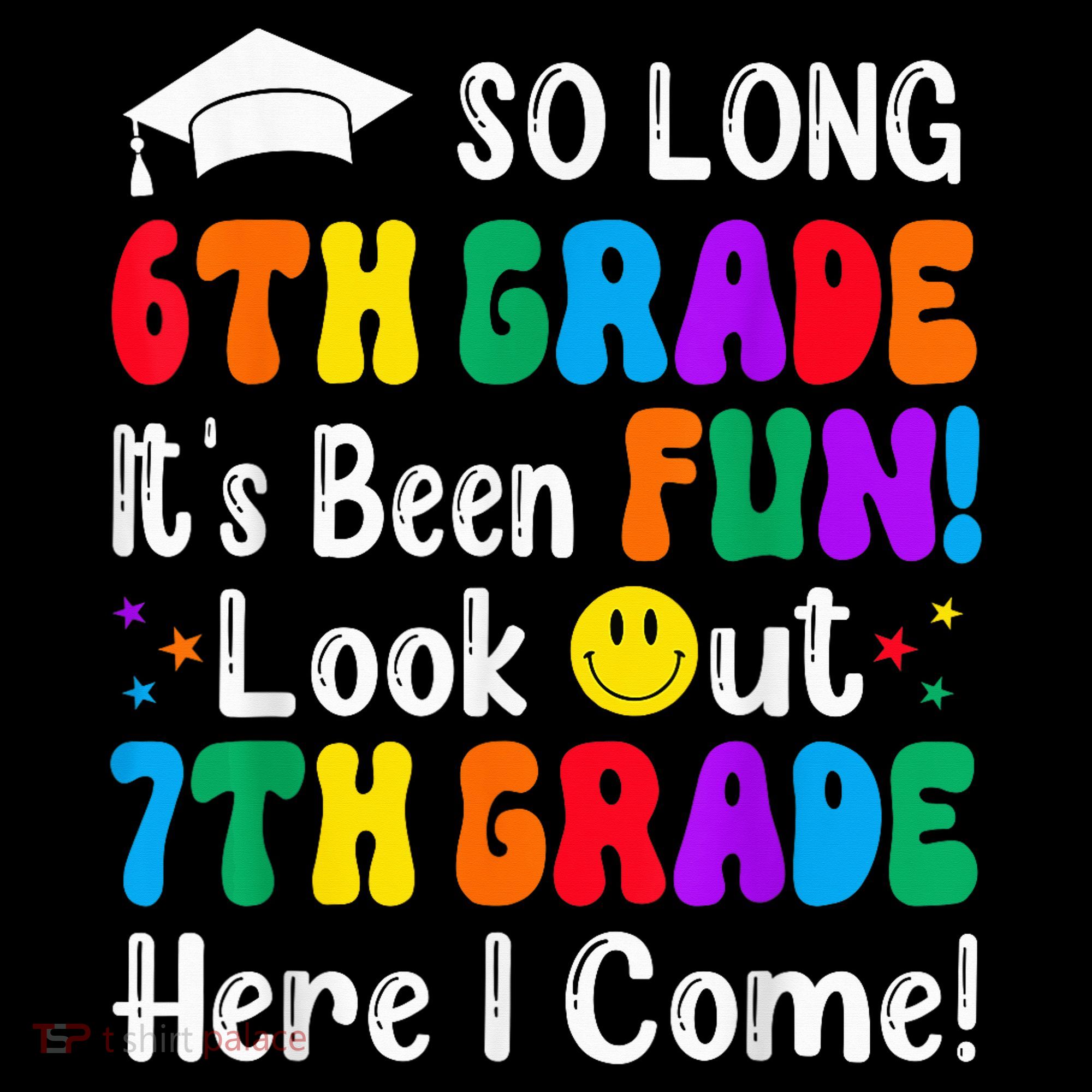 So Long 6th Grade 7th Grade Here I Come Back To School Kid Mousepad