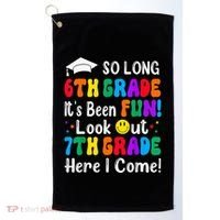 So Long 6th Grade 7th Grade Here I Come Back To School Kid Golf Towel thumb 0