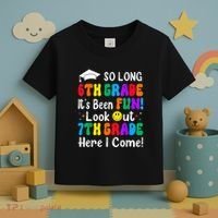So Long 6th Grade 7th Grade Here I Come Back To School Kid Toddler T-Shirt thumb 3