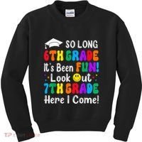 So Long 6th Grade 7th Grade Here I Come Back To School Kid Kids Sweatshirt thumb 0