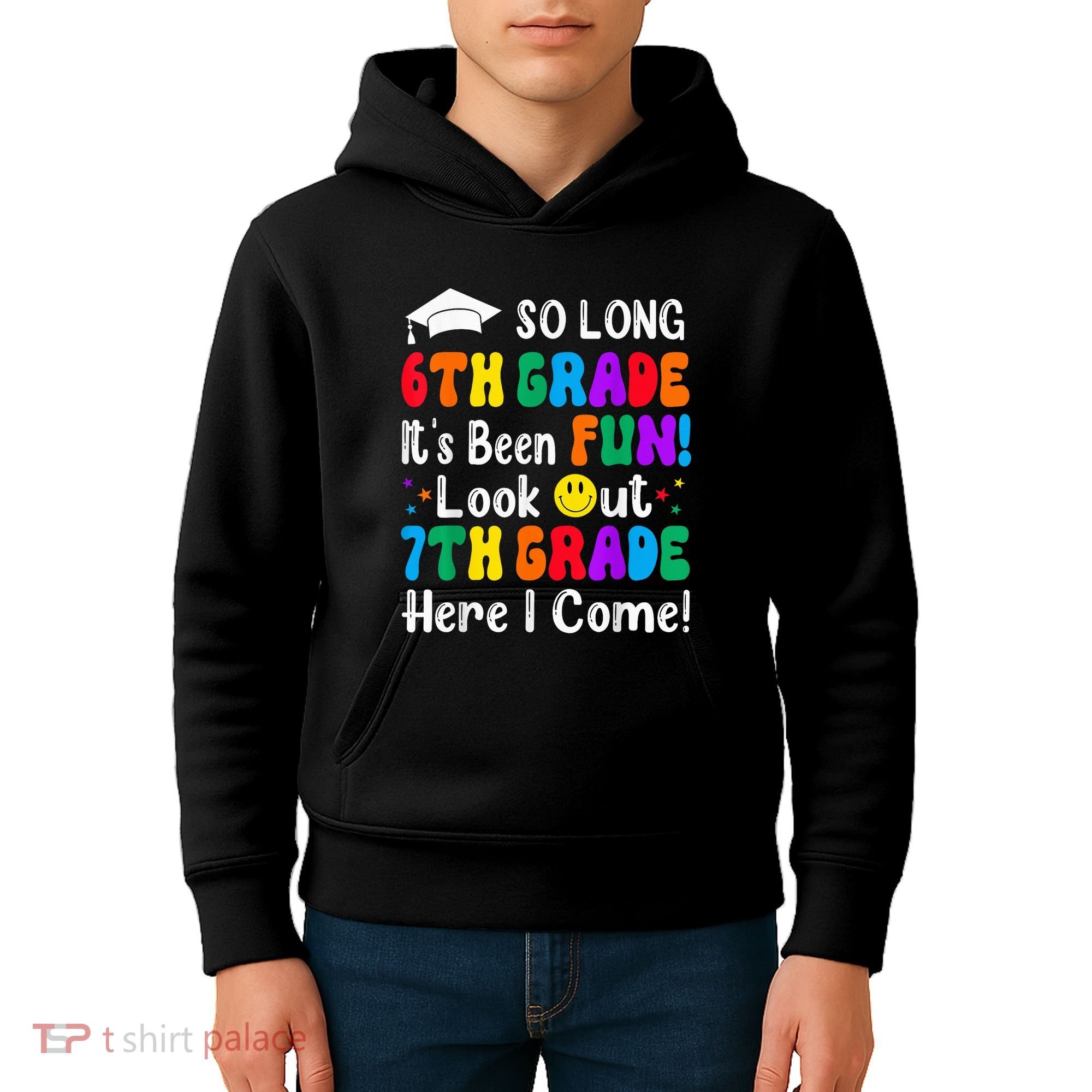So Long 6th Grade 7th Grade Here I Come Back To School Kid Kids Hoodie