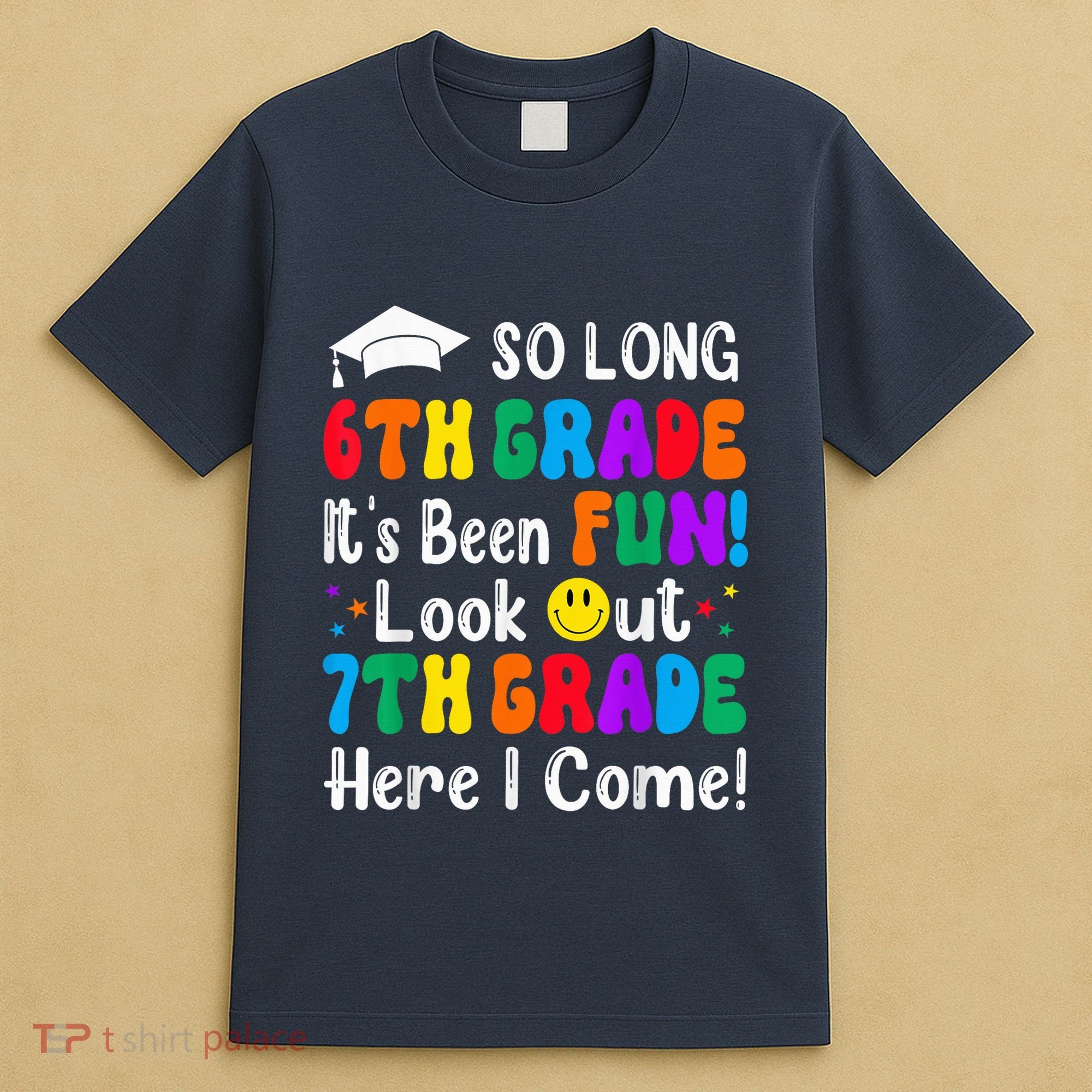 So Long 6th Grade 7th Grade Here I Come Back To School Kid T-Shirt