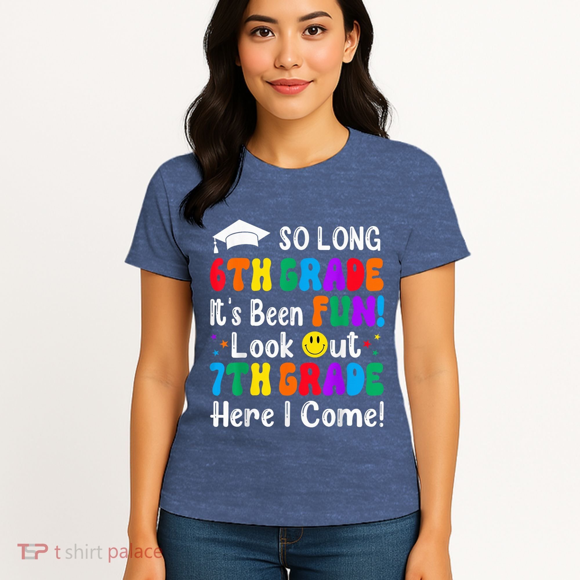 So Long 6th Grade 7th Grade Here I Come Back To School Kid Women's T-Shirt