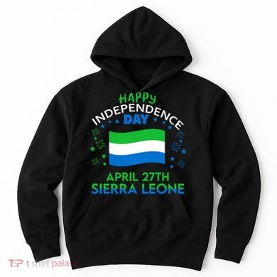 Sierra Leone 64th Independence Day Sierra Leonean Pride  Hoodie