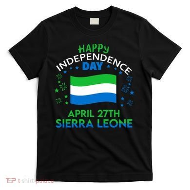 Sierra Leone 64th Independence Day Sierra Leonean Pride  T-Shirt