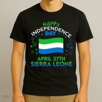 Sierra Leone 64th Independence Day Sierra Leonean Pride  T-Shirt thumb 3