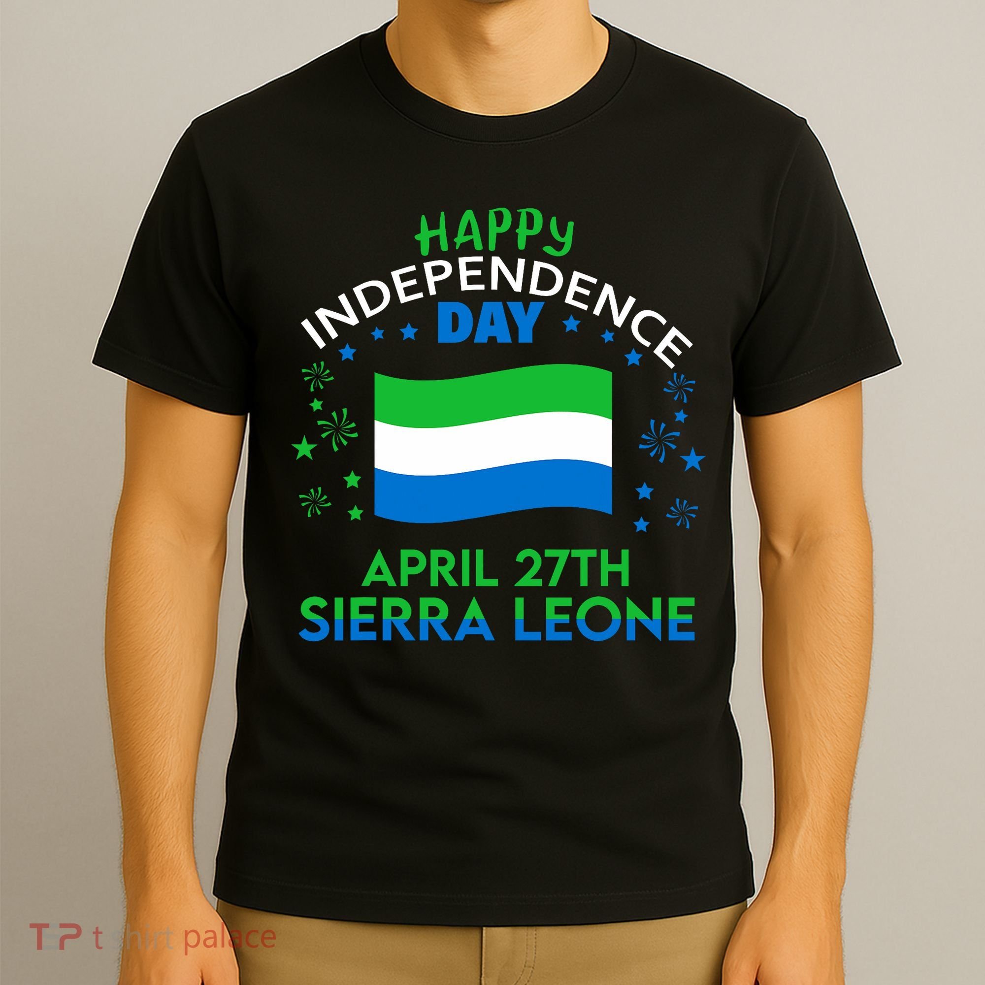 Sierra Leone 64th Independence Day Sierra Leonean Pride  T-Shirt