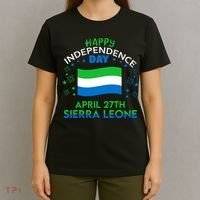 Sierra Leone 64th Independence Day Sierra Leonean Pride  T-Shirt thumb 4