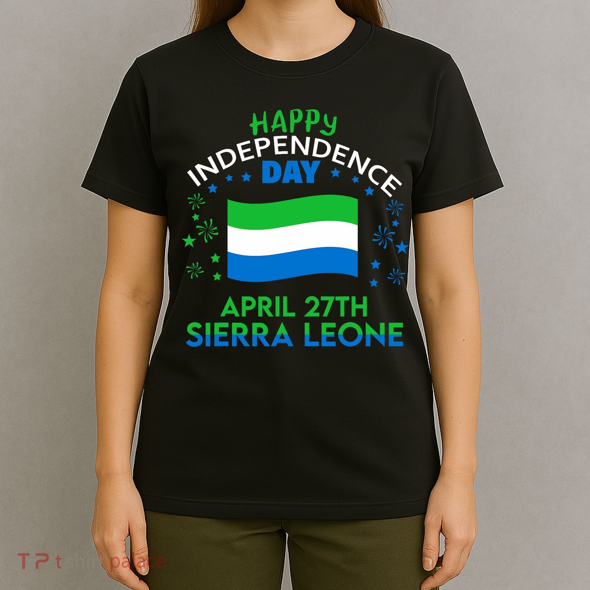 Sierra Leone 64th Independence Day Sierra Leonean Pride  T-Shirt