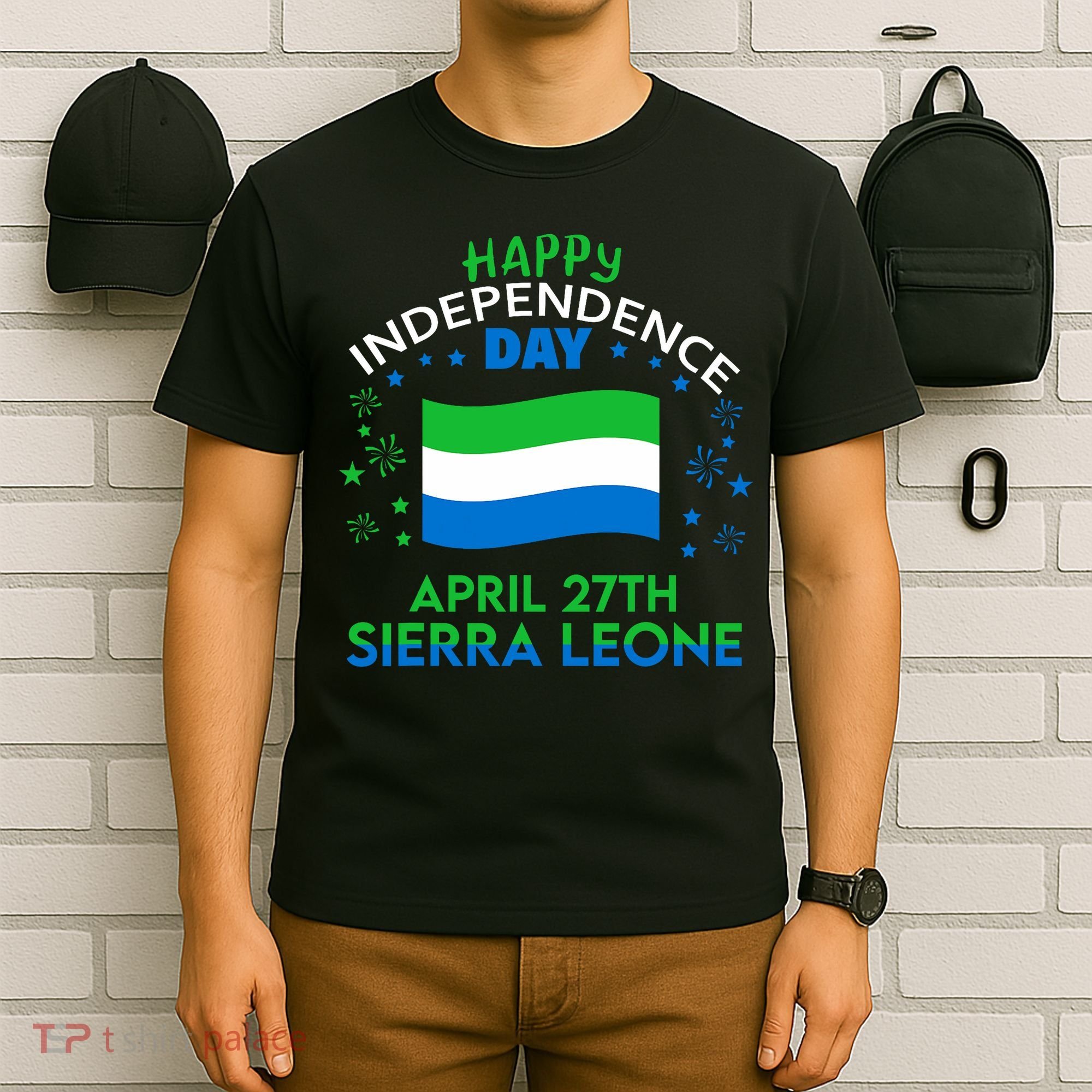 Sierra Leone 64th Independence Day Sierra Leonean Pride  T-Shirt