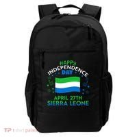 Sierra Leone 64th Independence Day Sierra Leonean Pride  Backpack thumb 0
