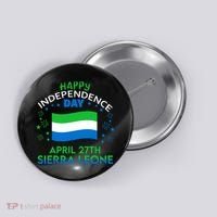 Sierra Leone 64th Independence Day Sierra Leonean Pride  Button thumb 0