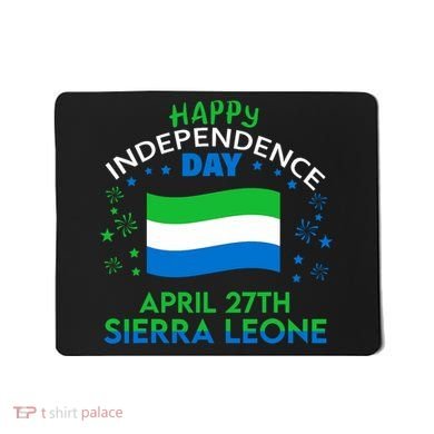 Sierra Leone 64th Independence Day Sierra Leonean Pride  Mousepad