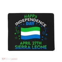 Sierra Leone 64th Independence Day Sierra Leonean Pride  Mousepad thumb 0