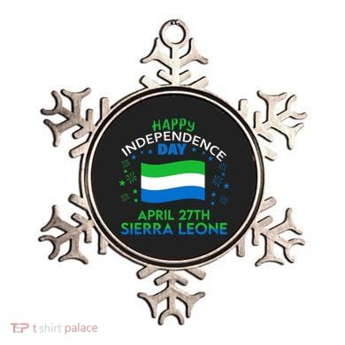 Sierra Leone 64th Independence Day Sierra Leonean Pride  Ornament