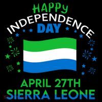 Sierra Leone 64th Independence Day Sierra Leonean Pride  Ornament thumb 1