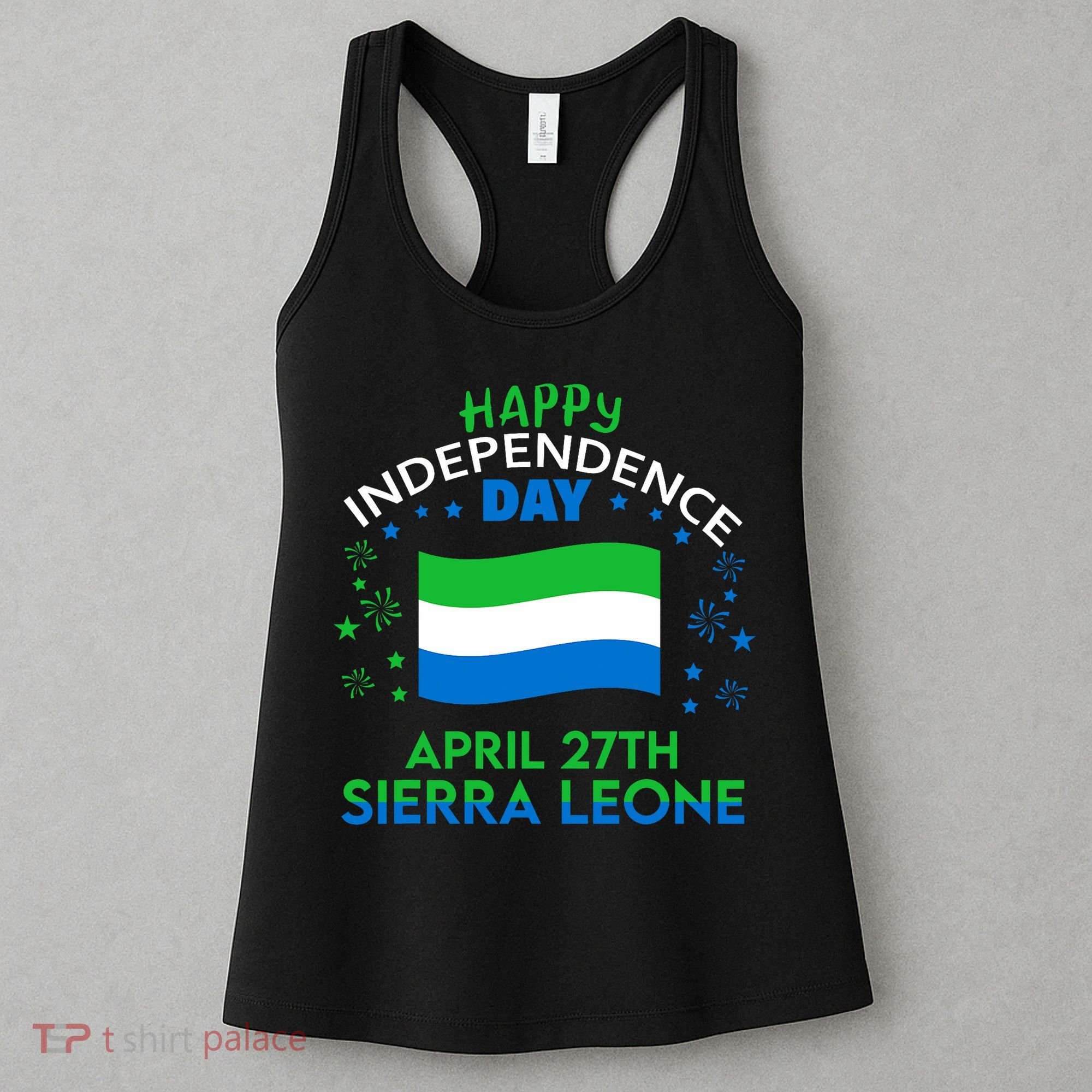 Sierra Leone 64th Independence Day Sierra Leonean Pride  Women's Tank Top
