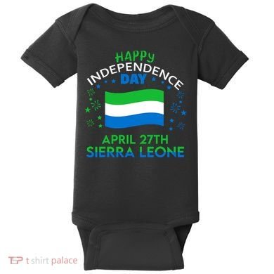 Sierra Leone 64th Independence Day Sierra Leonean Pride  Baby Bodysuit