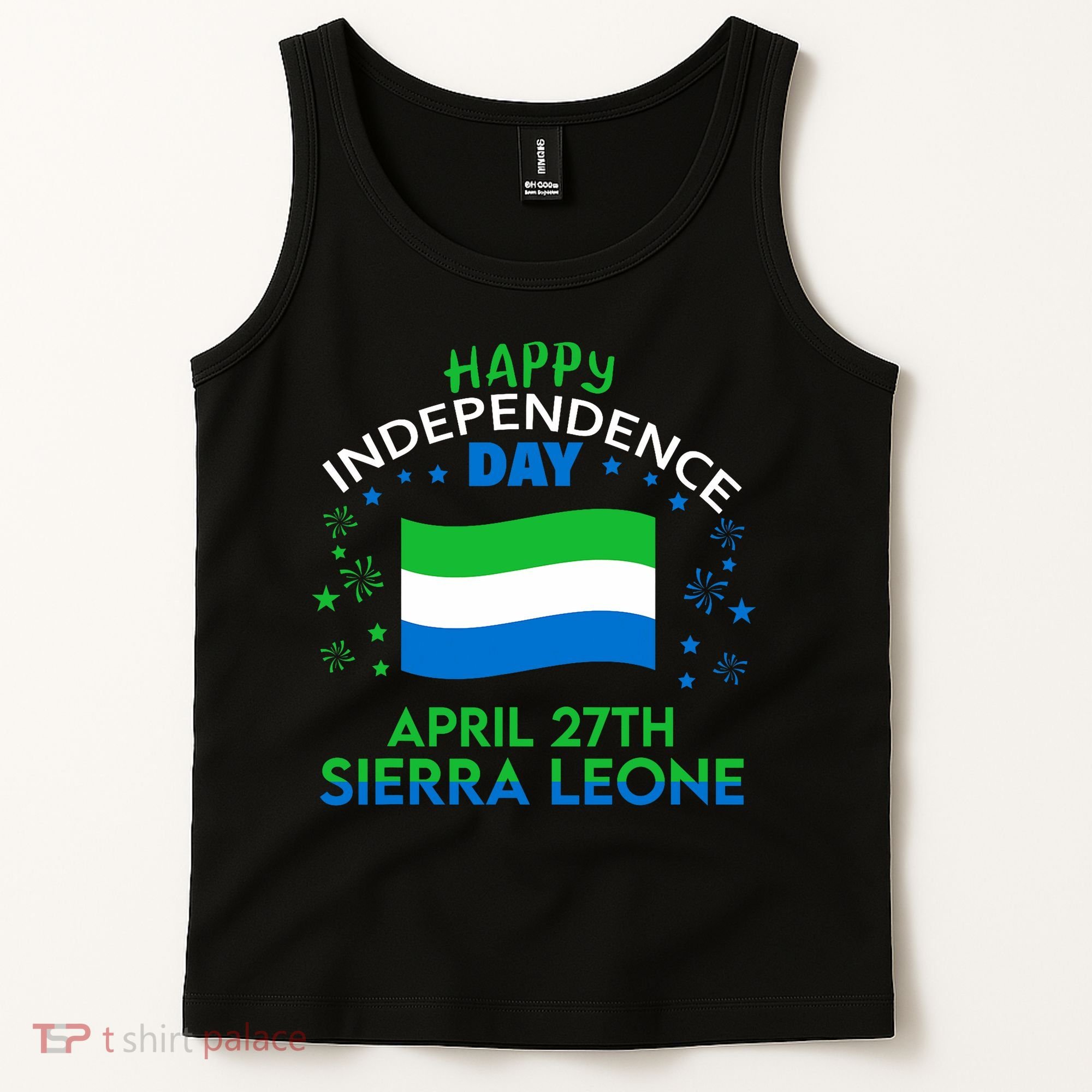 Sierra Leone 64th Independence Day Sierra Leonean Pride  Tank Top